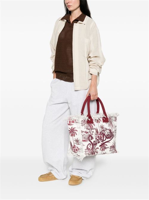 Borsa donna a spalla Vanity con palme MC2 SAINT BARTH | VANITY shoulder09495L